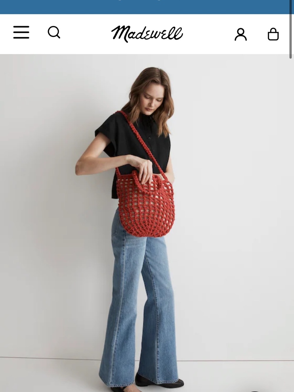 Madewell Crocheted Shoulder Bag